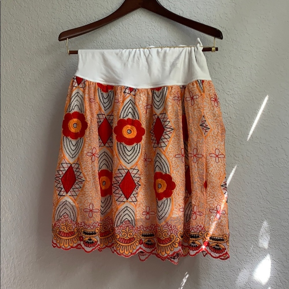 Gorgeous embroidered Gretty Zueger skirt